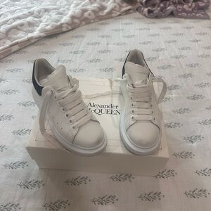 Alexander McQueen White and Black Sneakers